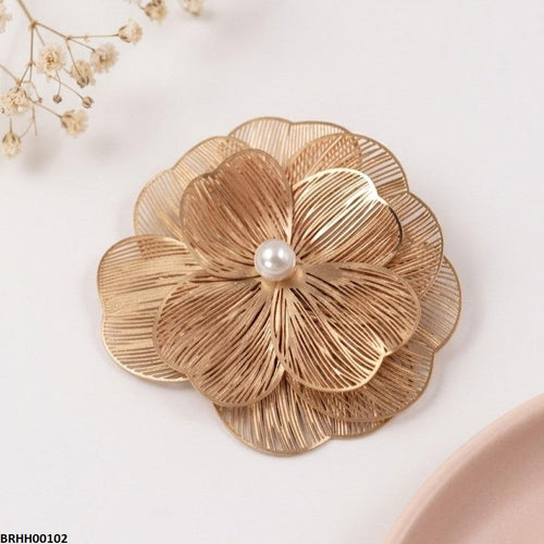 BRHH00102 QWN-Pearl Flower Broach-BRHH