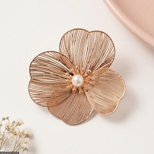 BRHH00104 QWN-Pearl Flower Broach-BRHH