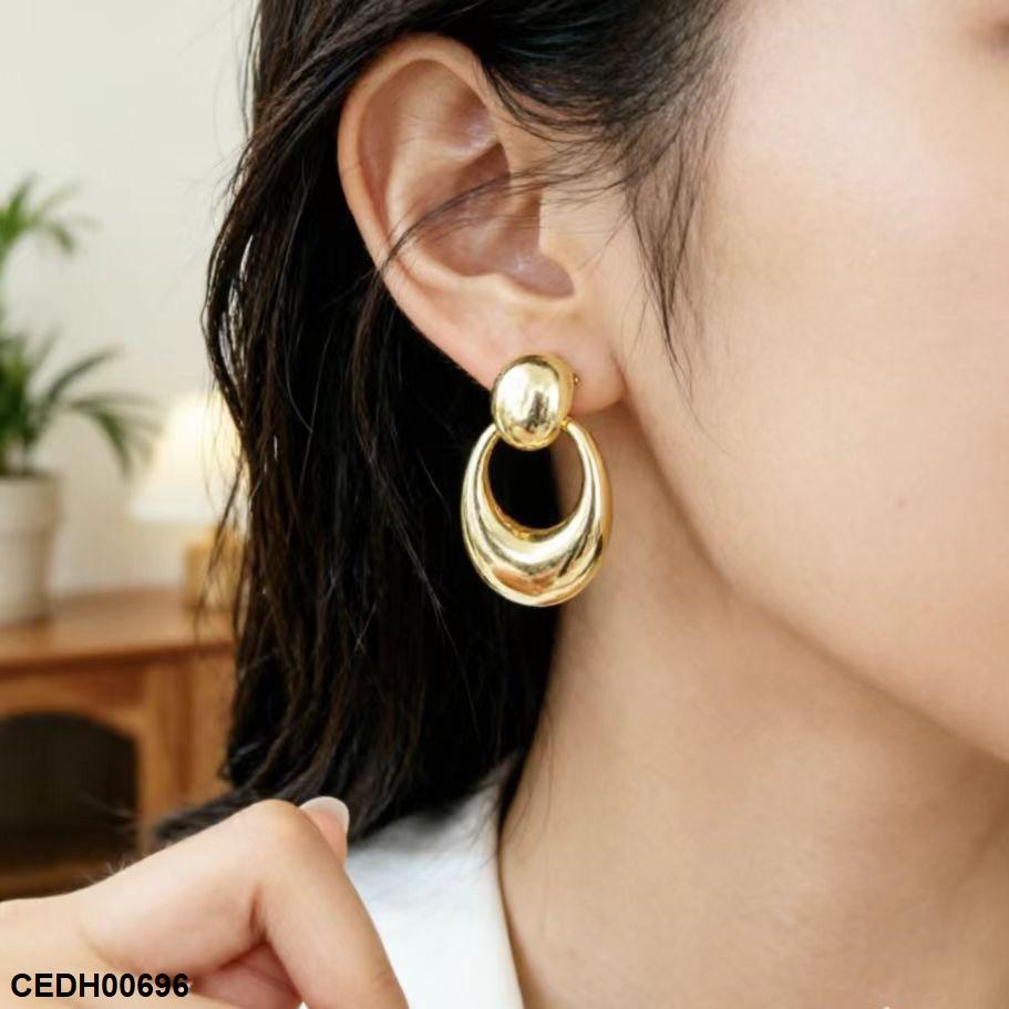 CEDH00696 LSH Round Drop Earrings - CEDH