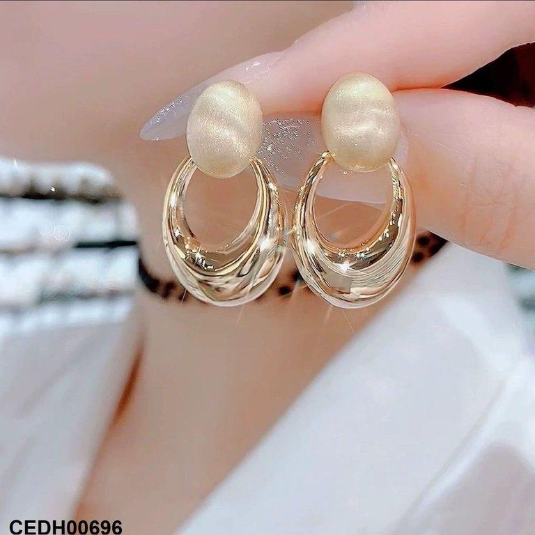 CEDH00696 LSH Round Drop Earrings - CEDH