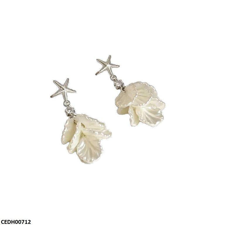 CEDH00712 LSH Star Leaf Drop Earrings Pair - CEDH