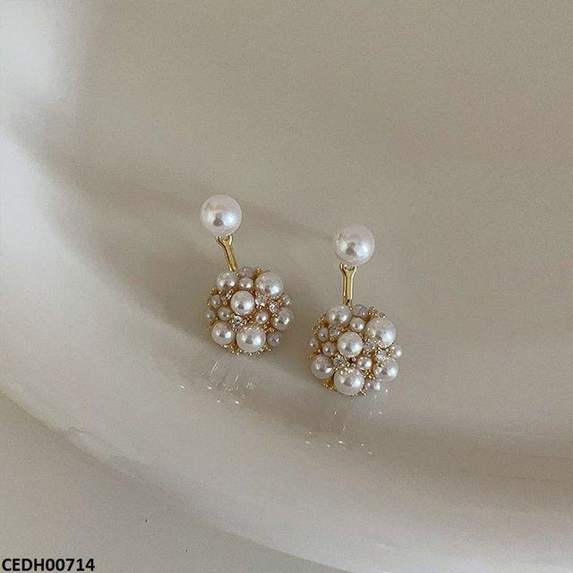 CEDH00714 SYB Round Pearl Drop Earrings - CEDH