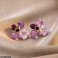 CETH01142 LSH Purple Flower Tops Pair - CETH
