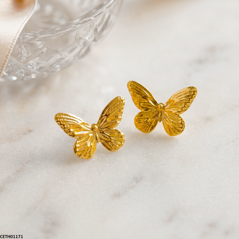 CETH01171 HLN Butterfly Stainless Steel Tops Pair - CETH