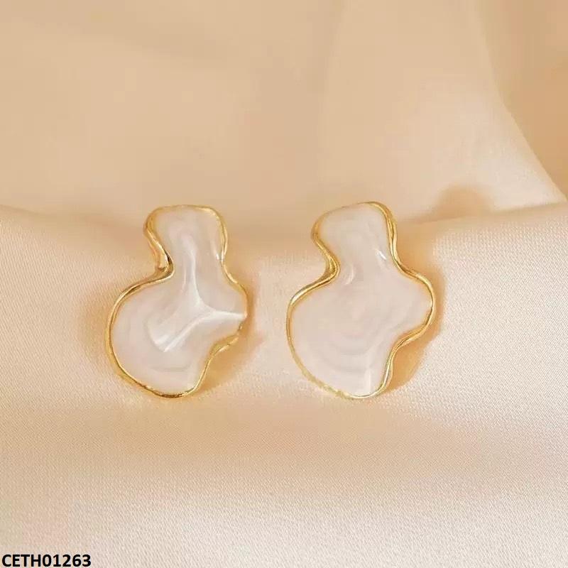 CETH01263 LSH White Marble Tops Pair - CETH