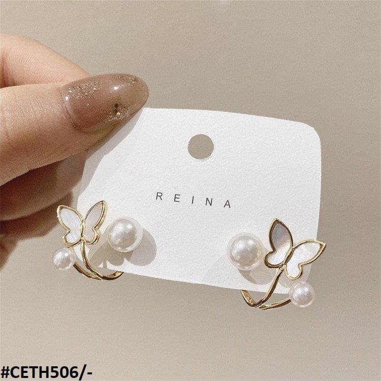 CETH506 LSH Butterfly Stud Tops Pair