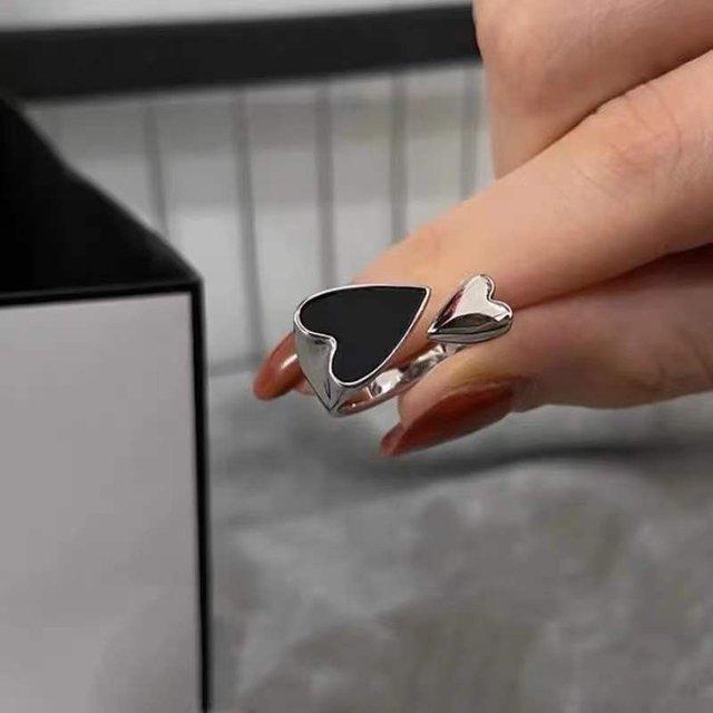 CRSH00786 LSH Double Heart Ring Adjustable - CRSH