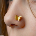 NTHH00073 XAS Butterfly Stainless Steel Nose Pin - NTHH