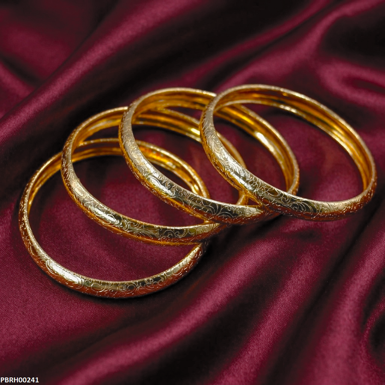 Flower Design Bangles Set