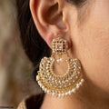 PEDH00168 MZM Round Pearl Drop Earring - PEDH