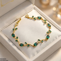 TBCH00633 DNG High ZIRCON Tulip Leaf Bracelet - TBCH