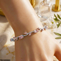 TBCH00662  LSH Tulip Pink Stone Bracelet - TBCH
