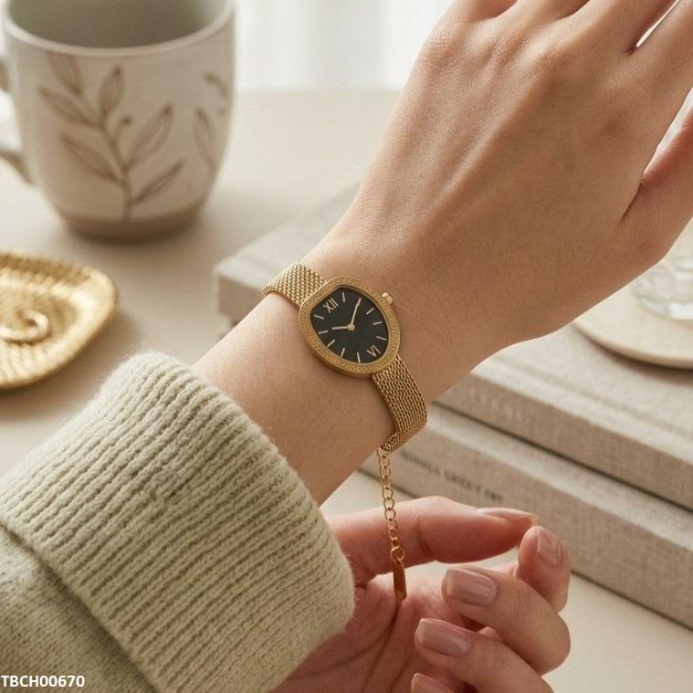 TBCH00670 QSJ Stainless Steel Tear Watch Design Bracelet - TBCH