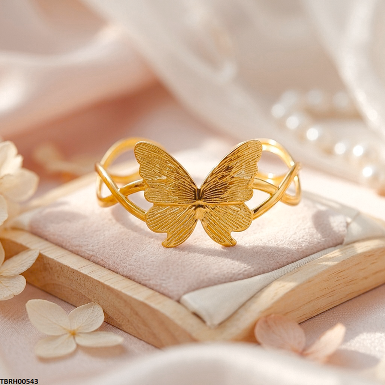 TBRH00486 MSJ Stainless Steel Flower Stone Braclet - TBRH