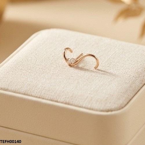 TEFH00140 QWN S-Shape Single Ear Cuff - TEFH