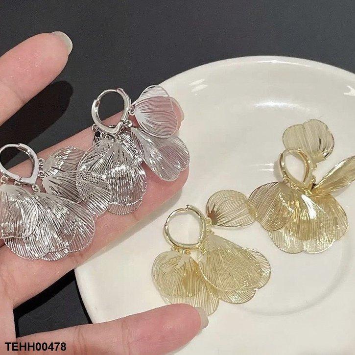TEHH00478 LSH Butterfly wings Ear Hoops Pair - TEHH
