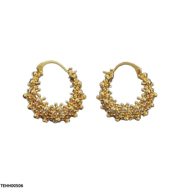 TEHH00506 SYB Round Ear Hoops Pair - TEHH