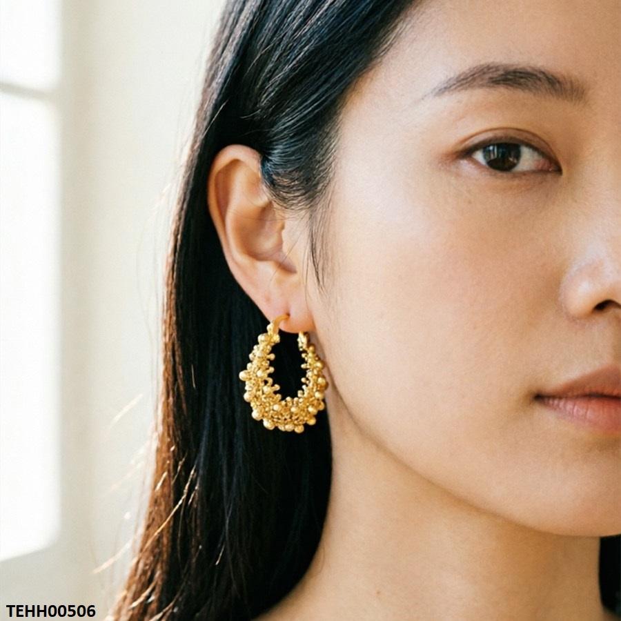 TEHH00506 SYB Round Ear Hoops Pair - TEHH
