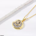 TPSH00727 WKO Swirl Pendant With Chain - TPSH